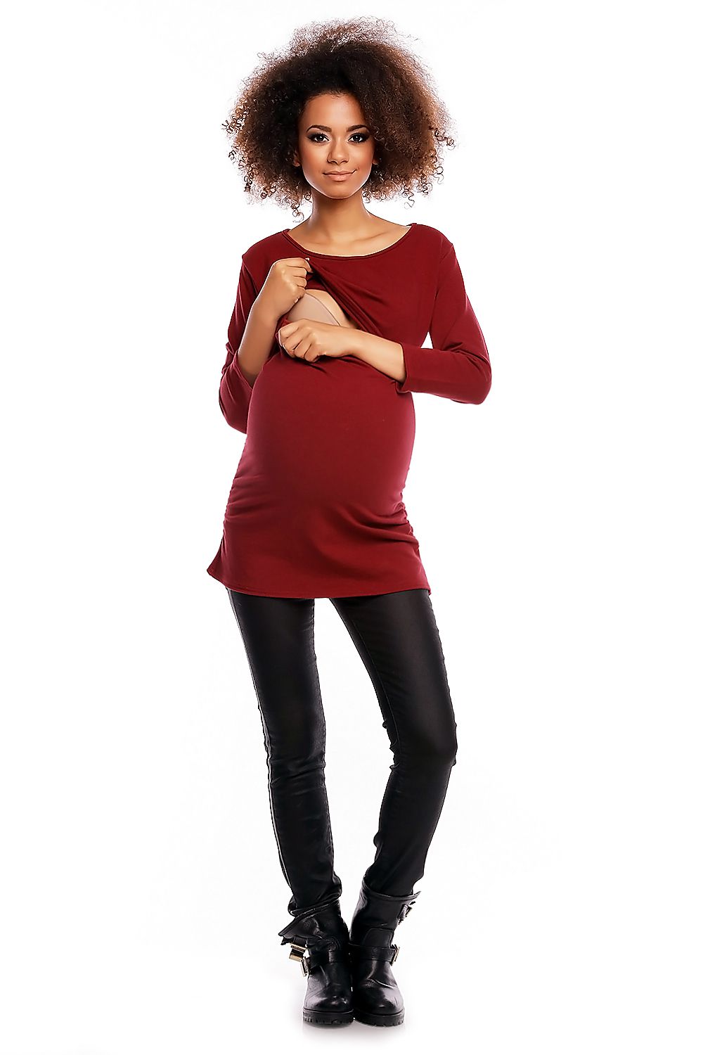  Maternity tunic model 84455 PeeKaBoo 