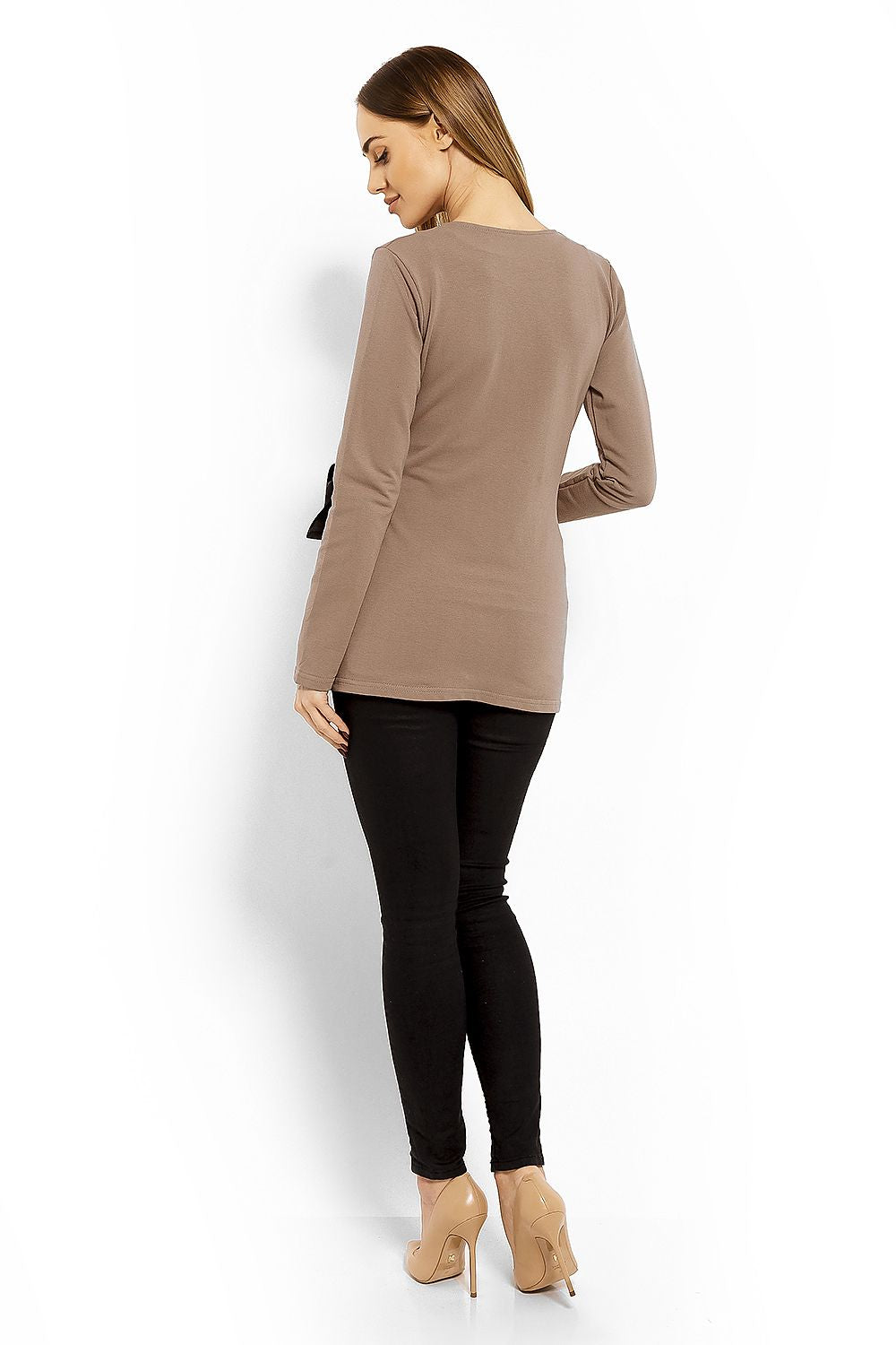  Maternity blouse model 113241 PeeKaBoo 