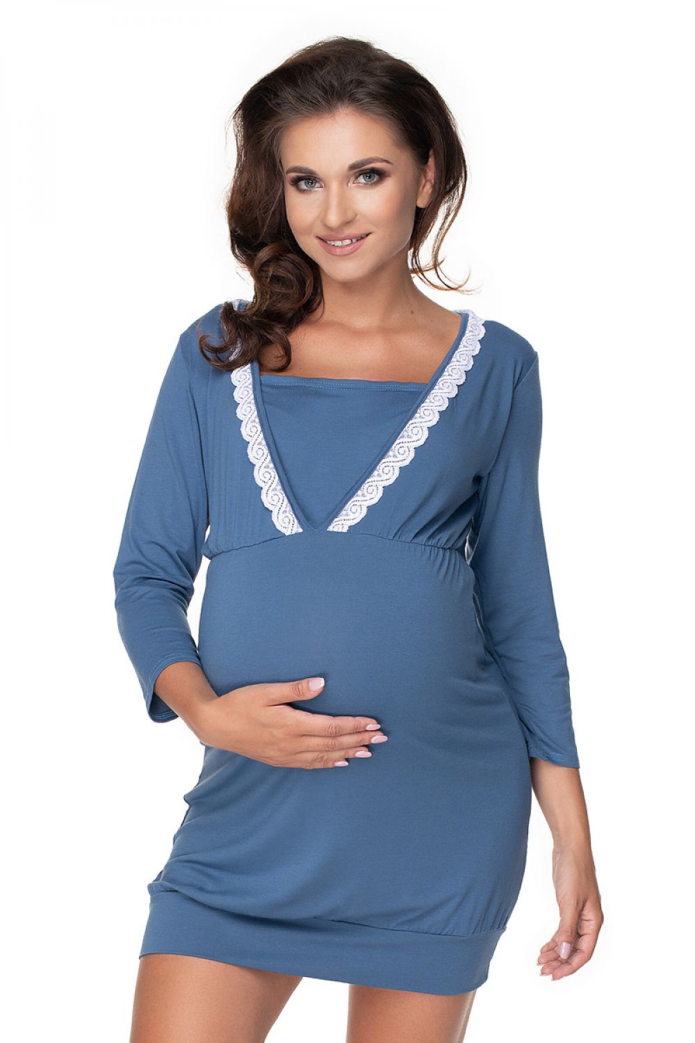  maternity nightgown model 138227 PeeKaBoo 