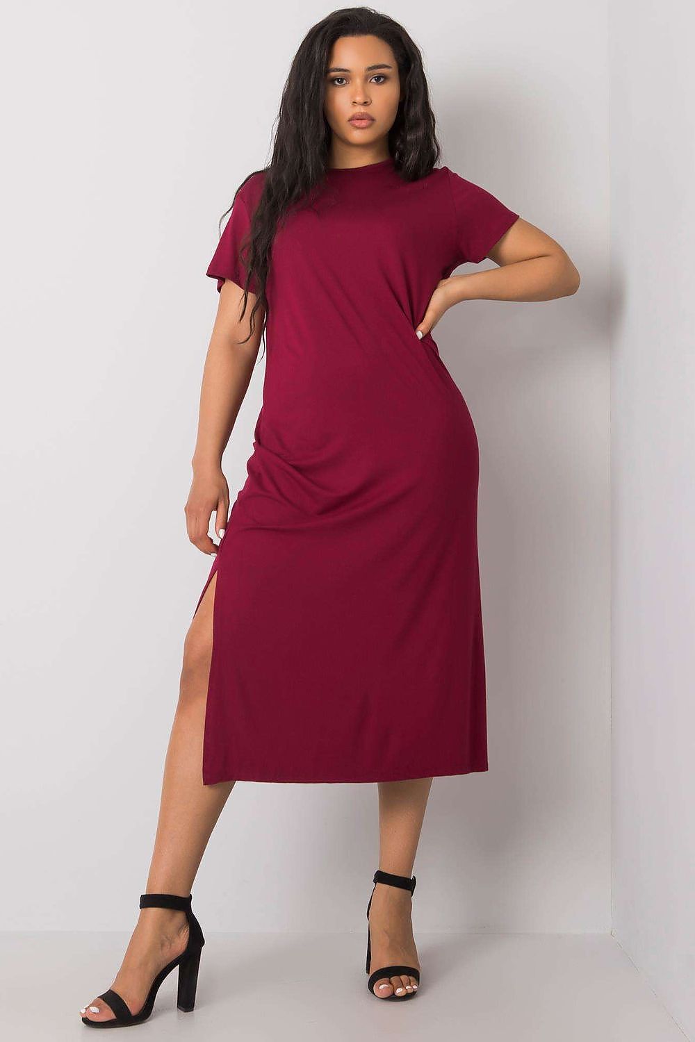  Plus size dress model 166010 BFG 